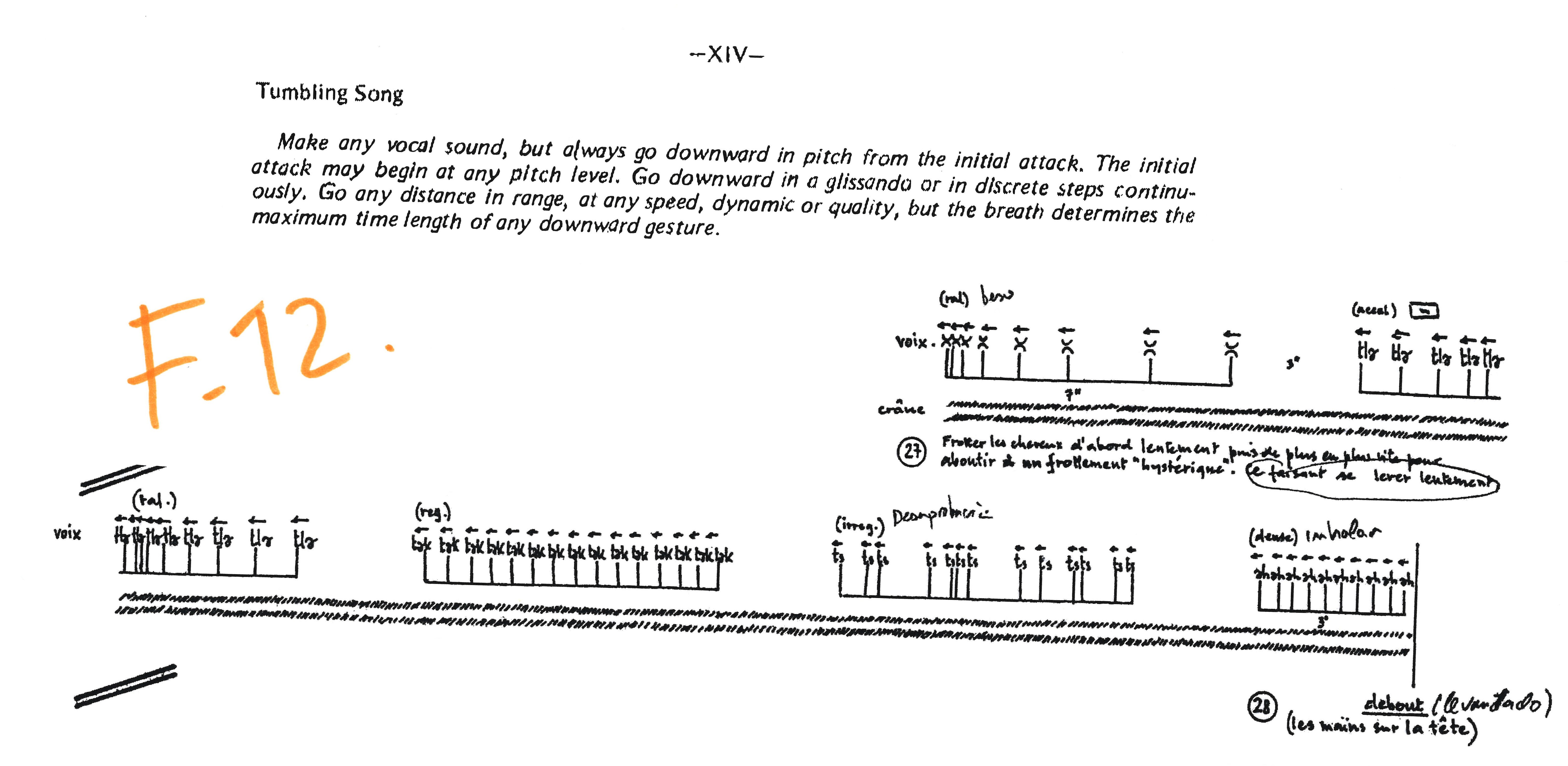F.12 & Tumbling Song